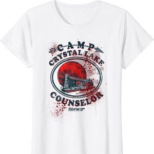 NWT! Camp Crystal Lake counselor murder tee
